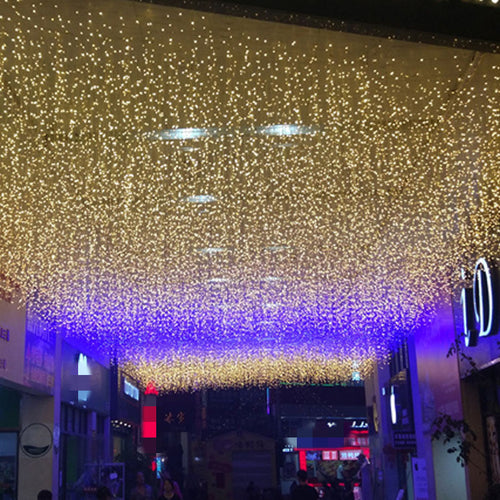 LED Full Sky Star Decorative Light String – Colored Mall & Event Hanging Lights