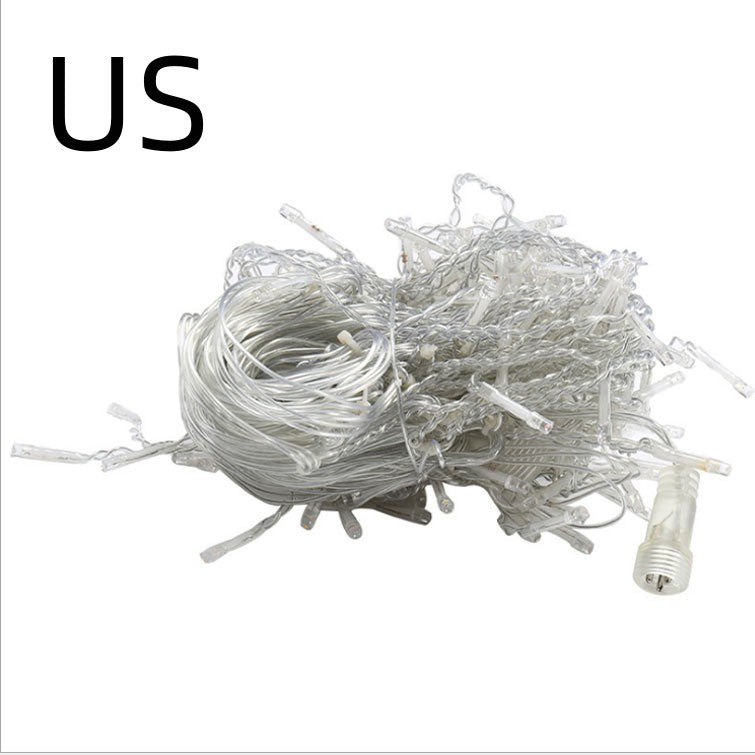 LED Full Sky Star Decorative Light String – Colored Mall & Event Hanging Lights