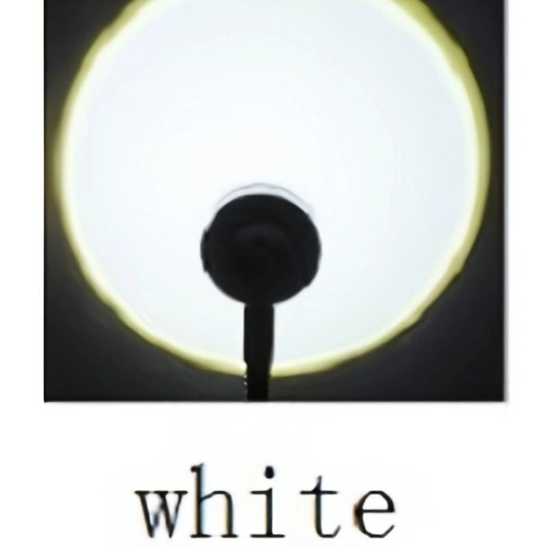 USB Sunset Projection Light – LED Rainbow Neon Photography & Atmosphere Lamp