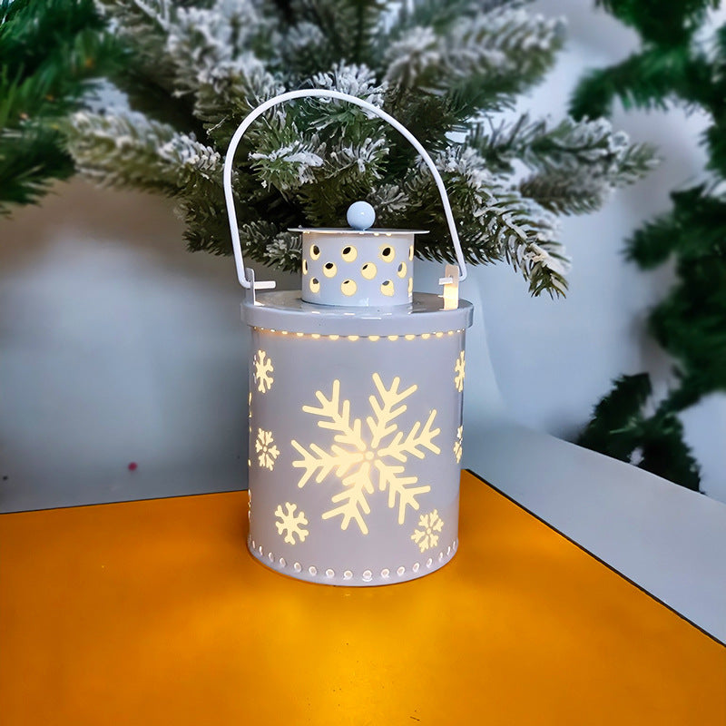 Christmas LED Candle Lantern Lights – Nordic Style Electronic Holiday Decoration